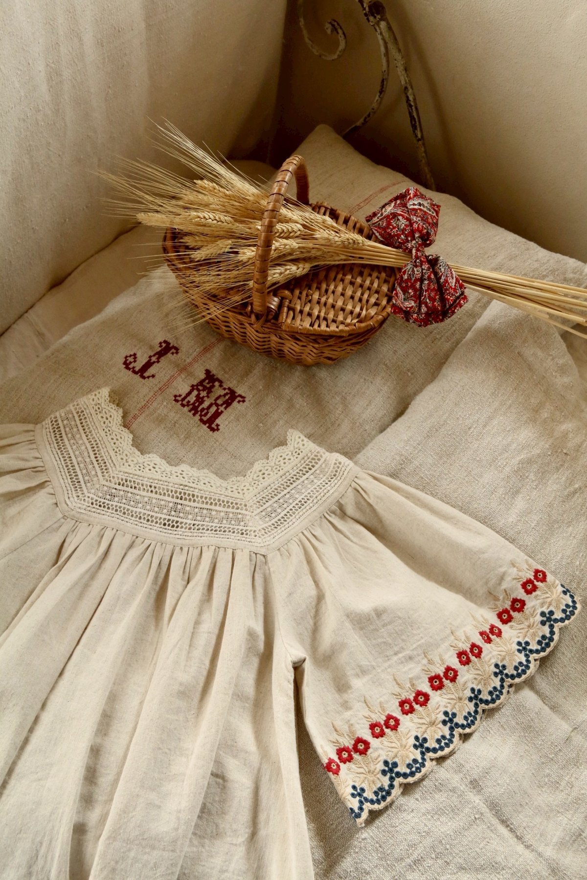 BONJOUR DIARY] Dress | Naural cotton flex wit