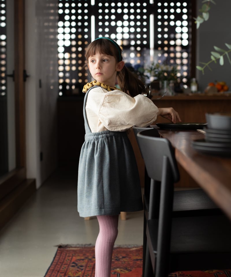 Kalinka]【LAST1！！】Liana Pinafore | Chalk | RonR