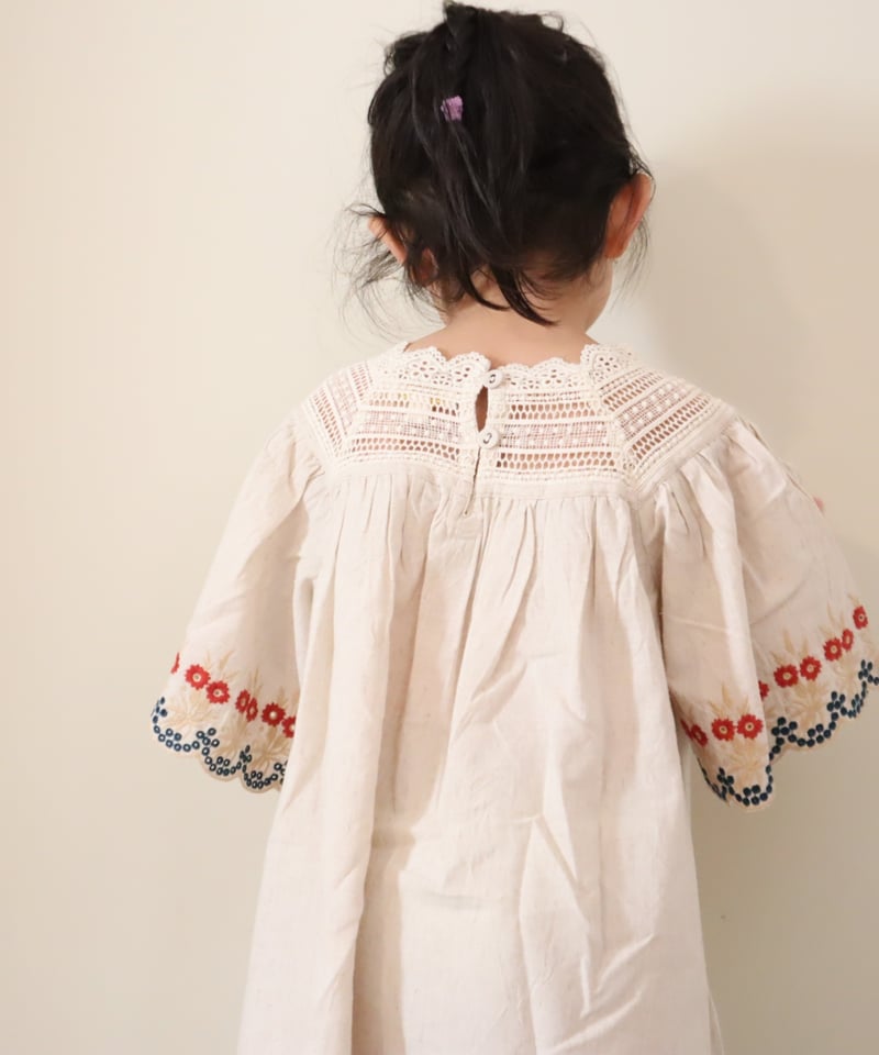 BONJOUR DIARY] Dress | Naural cotton flex wit