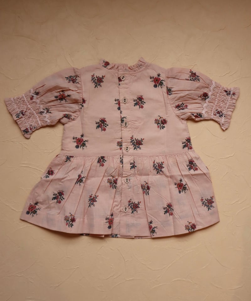 BONJOUR DIARY]【残りわずか！】Handsmocks blouse | Pink