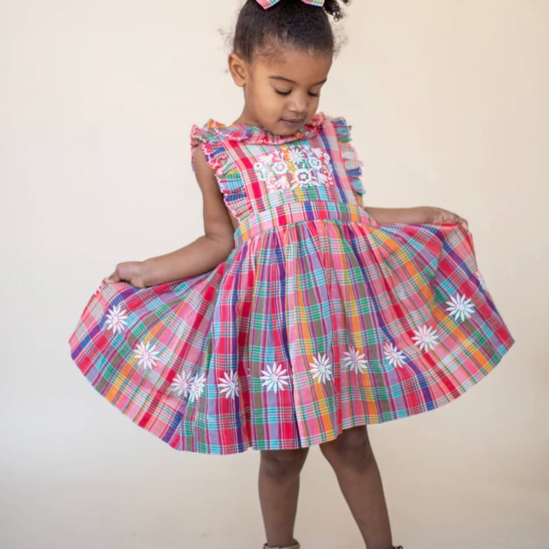 Lali Kids]【LAST2点！】Mini Clover Dress | Red Mad