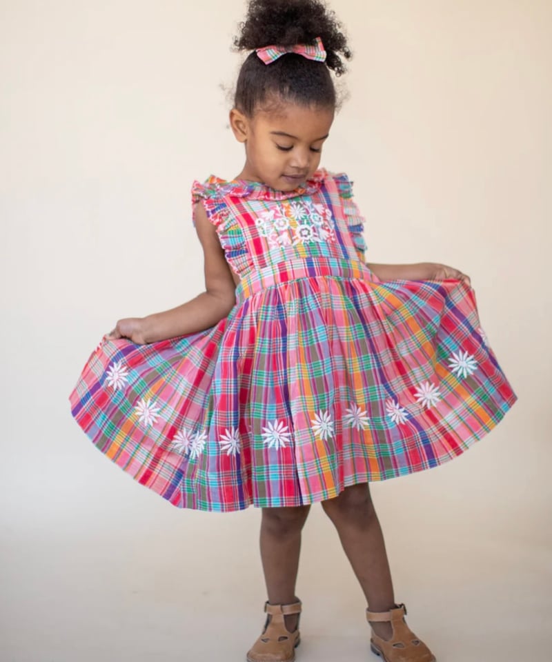 Lali Kids]【LAST1！！】Mini Clover Dress | Red Mad