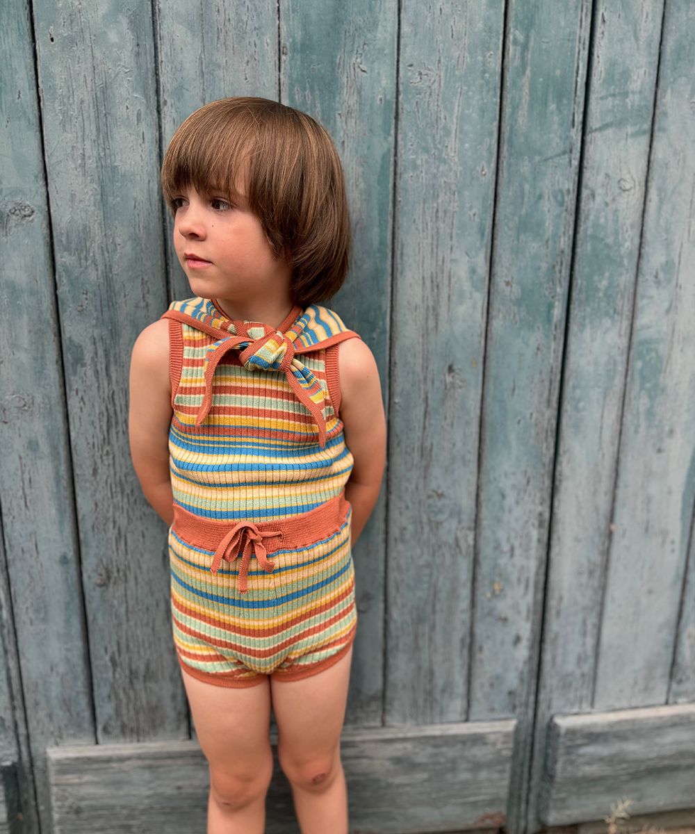 MABLI] 【残りわずか！】SOLVA VEST | BOARDWALK STRIPE |