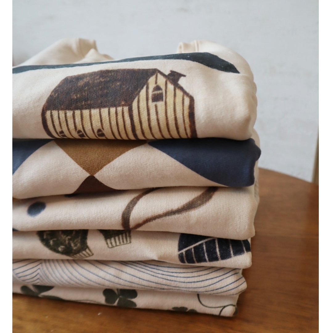 ORGANIC ZOO] Kite Patchwork Sweatshirt Undye