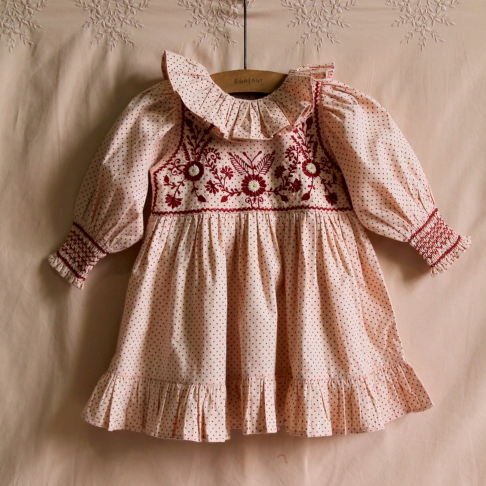 BONJOUR DIARY]【残りわずか！】IRIS TUNIQUE | Pink dot