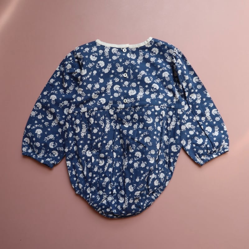 Bebe Organic] Amari Romper | Padded Ditsy Flor
