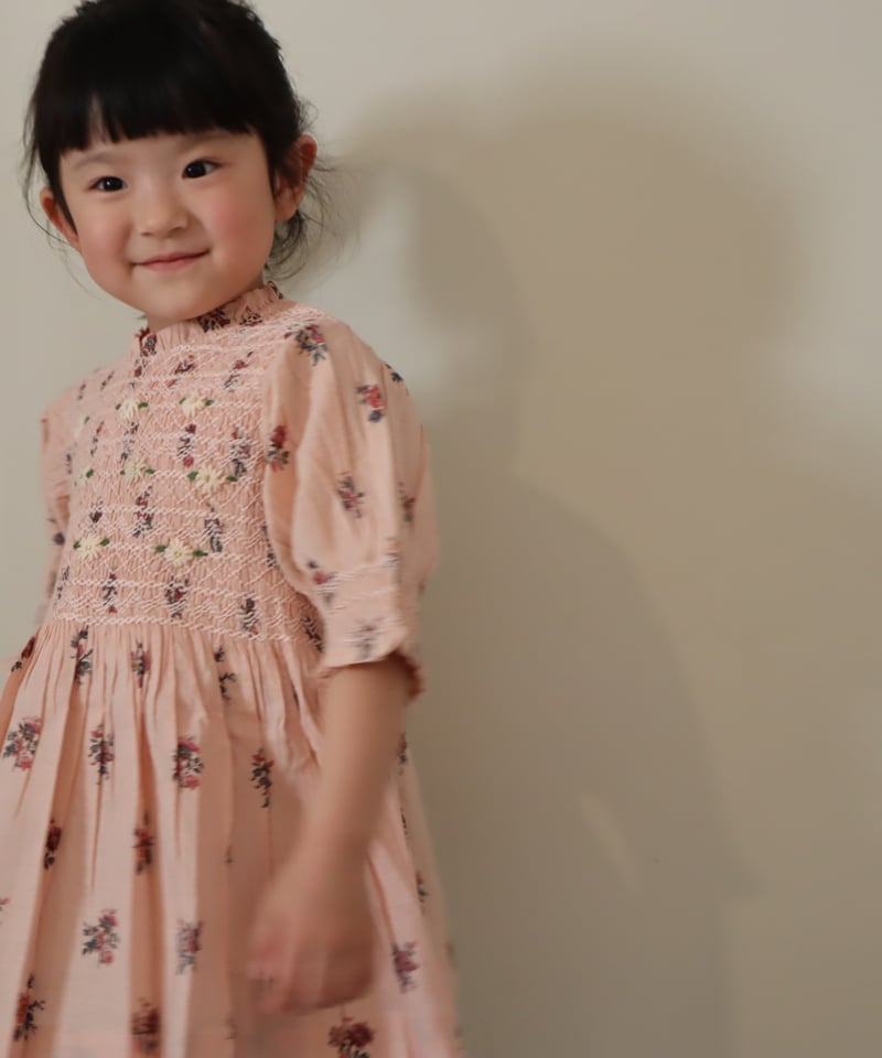 BONJOUR DIARY]【残りわずか！】Handsmocks blouse | Pink