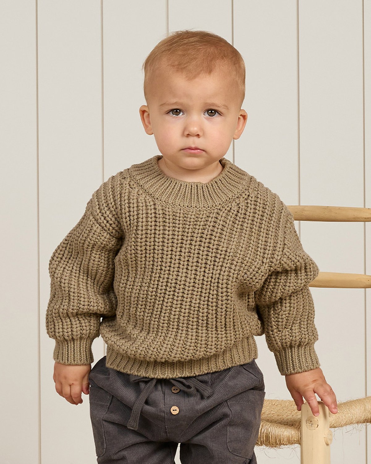 Quincy mae]【LAST1！！】CHUNKY KNIT SWEATER | OLI