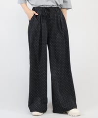 dot print pants