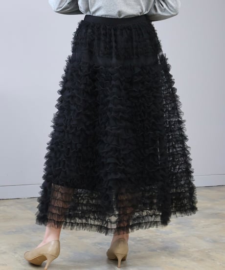 tulle frill skirt