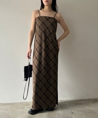 bias check cami dress