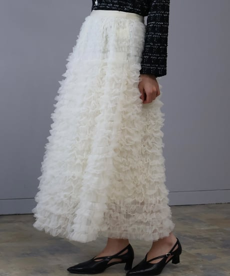 tulle frill skirt