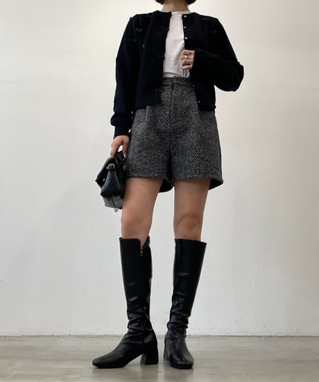 ribbon motif knit cardigan