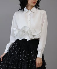 Blooming frill shirt