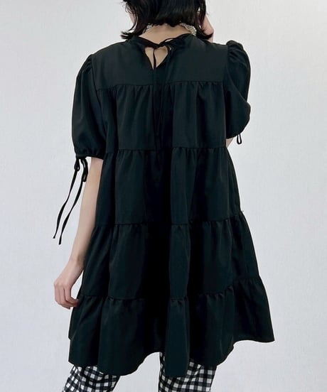 tiered ribbon tunic