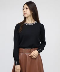 pearl and bijou knit tops