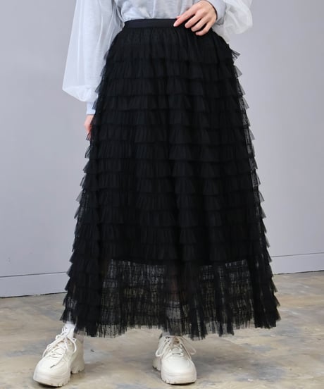 dot tulle skirt