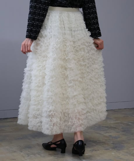 tulle frill skirt