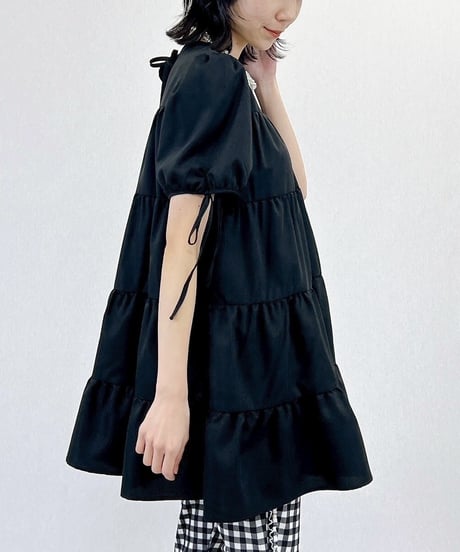 tiered ribbon tunic