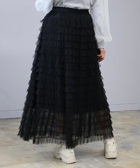 dot tulle skirt