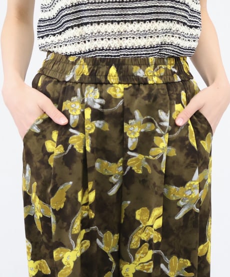 floral print easy pants