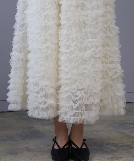 tulle frill skirt