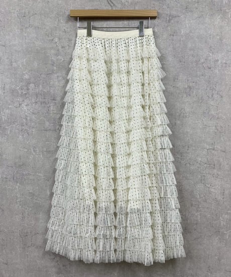 dot tulle skirt