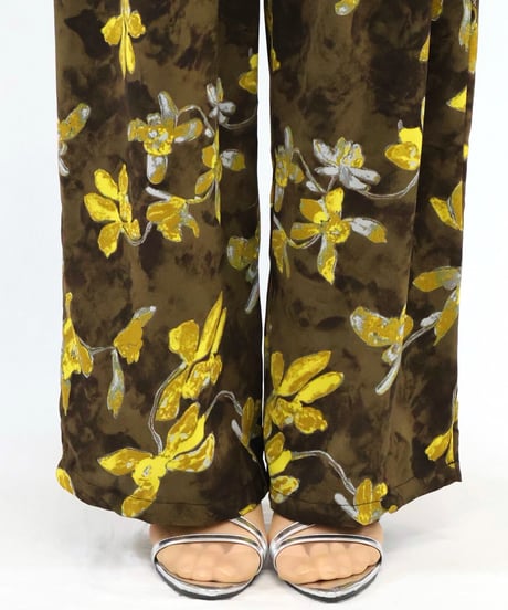 floral print easy pants