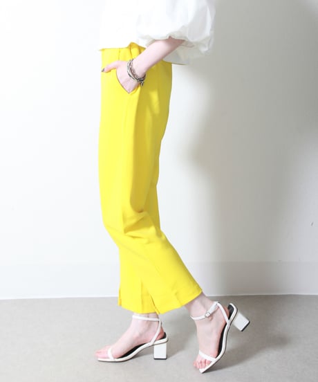 front slit straight pants