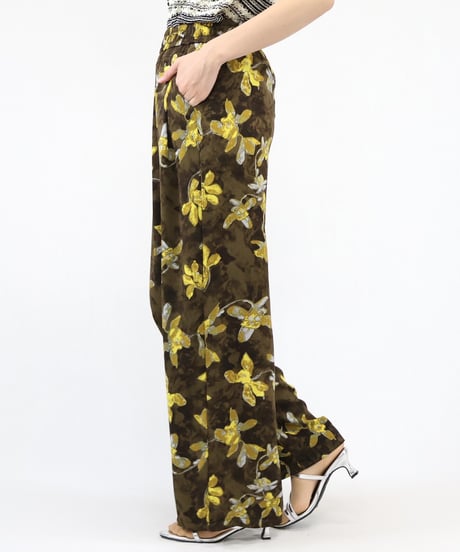 floral print easy pants
