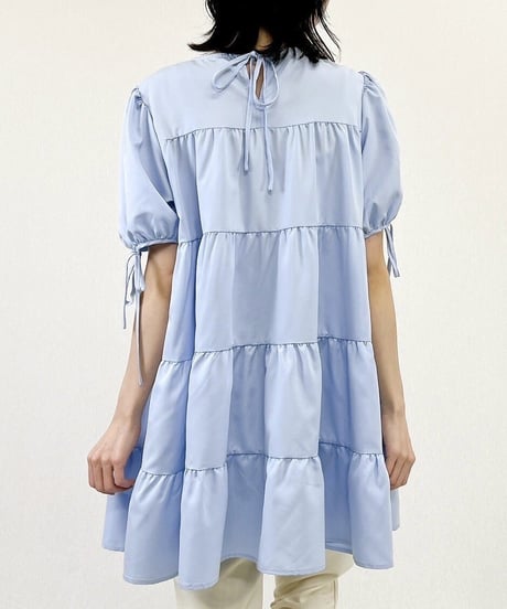 tiered ribbon tunic