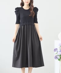 gather sleeve one-piece