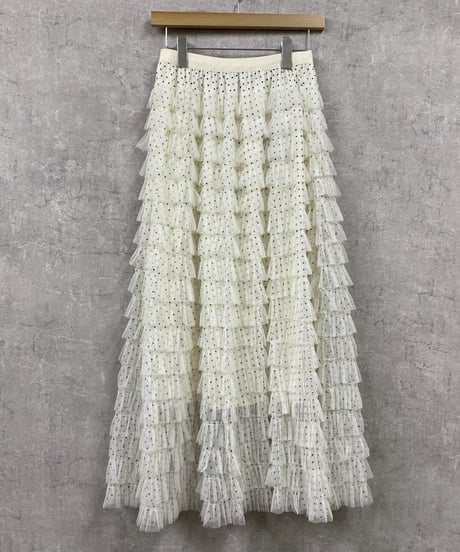 dot tulle skirt