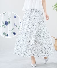 flower tiered skirt