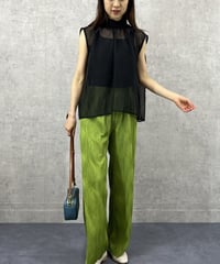 sheer  no sleeve tops