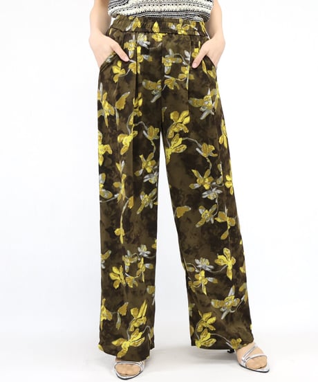 floral print easy pants