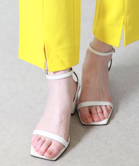front slit straight pants