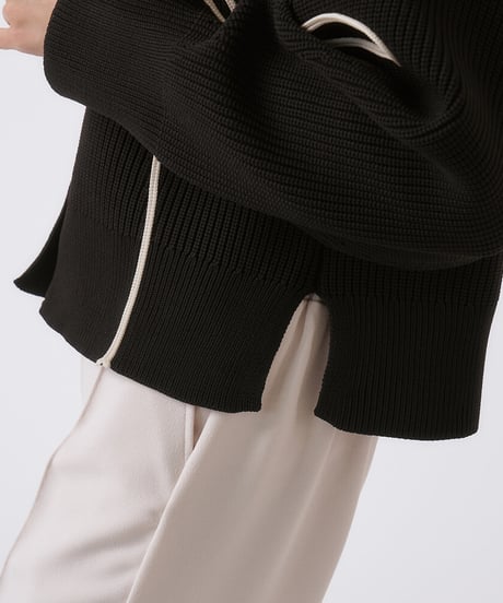 ribbon pattern cardigan