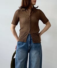 lace cardigan with collar