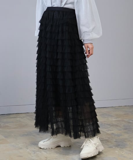 dot tulle skirt