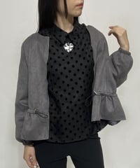 suede zip up jacket