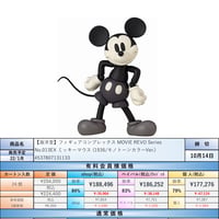 【22.1月発売★】海洋堂 MOVIE REVO ミッキーマウス(1936 / モノクロカラーVER.) monotone color ver. 約105mm ABS&PVC製 塗装済