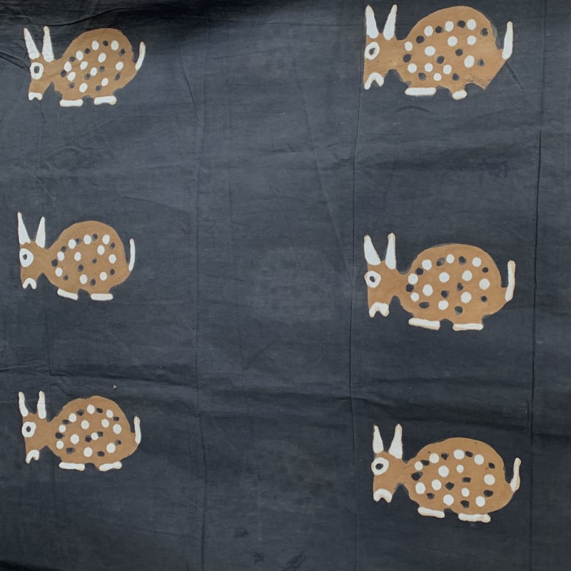 アフリカ　セヌフォ族　泥染め　多用布 アフリカ セヌフォ族 泥染め 多用布 アフリカ セヌフォ族 泥染め