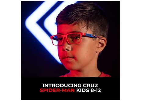 Cruz Kids Large 8～12歳向け Spider-Man Edition - Amberレンズ