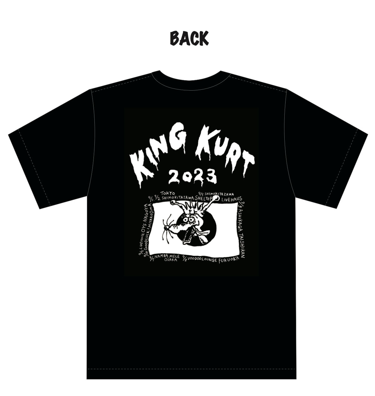 KING KURT JAPAN TOUR 2023 T-SHIRTS | Soundflat