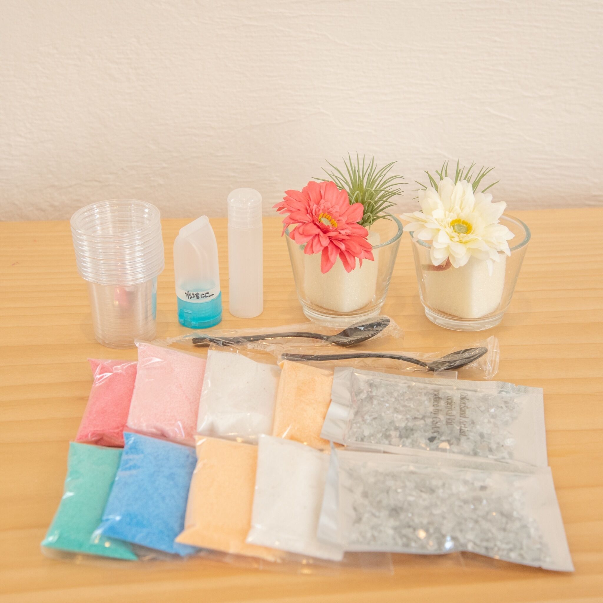 サブルアートキット2個セット カラーサンド制作キット×2セット⭐︎pink &blue | lovelye's STORE