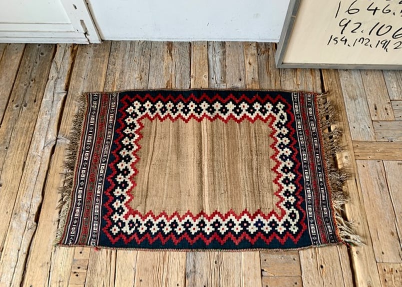 ナチュラルウール　オールドキリム オールドキリム/トルコキリム・シワス/ジジム織り約243×172cm - 手織り