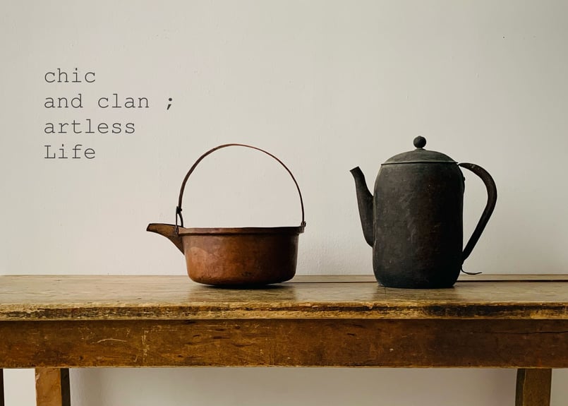 片口銅鍋(古道具) | chic and clan ; artless Life 片口銅鍋(古道具) | chic and clan ; artless Life