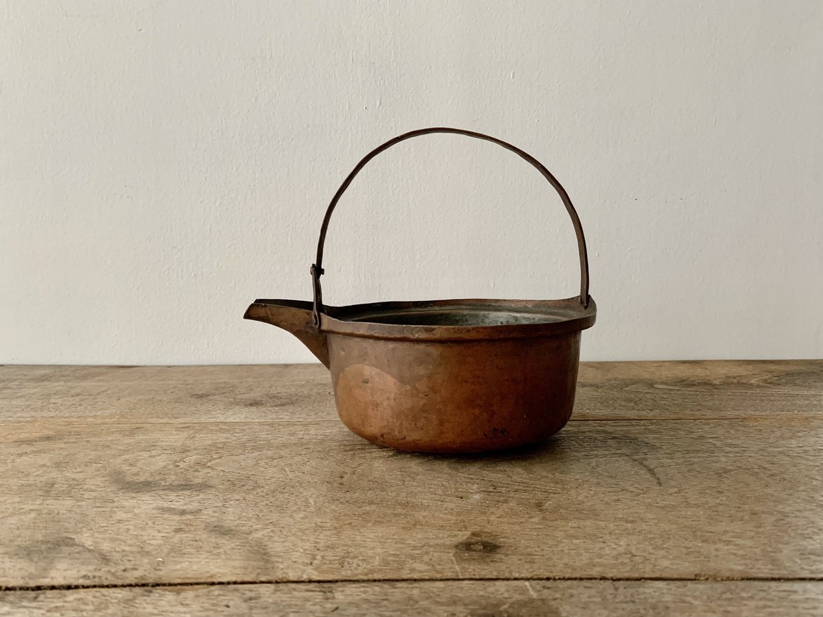 よ*ん様 COPPER100 銅製片口鍋 木蓋付 山菜鍋 よ*ん様 COPPER100 銅製片口鍋 木蓋付 山菜鍋