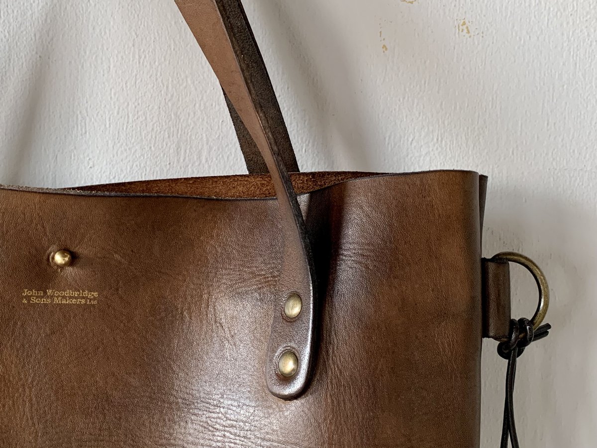 未使用 John Woodbridge & Sons Makers - leather tote ジョンウッド ...